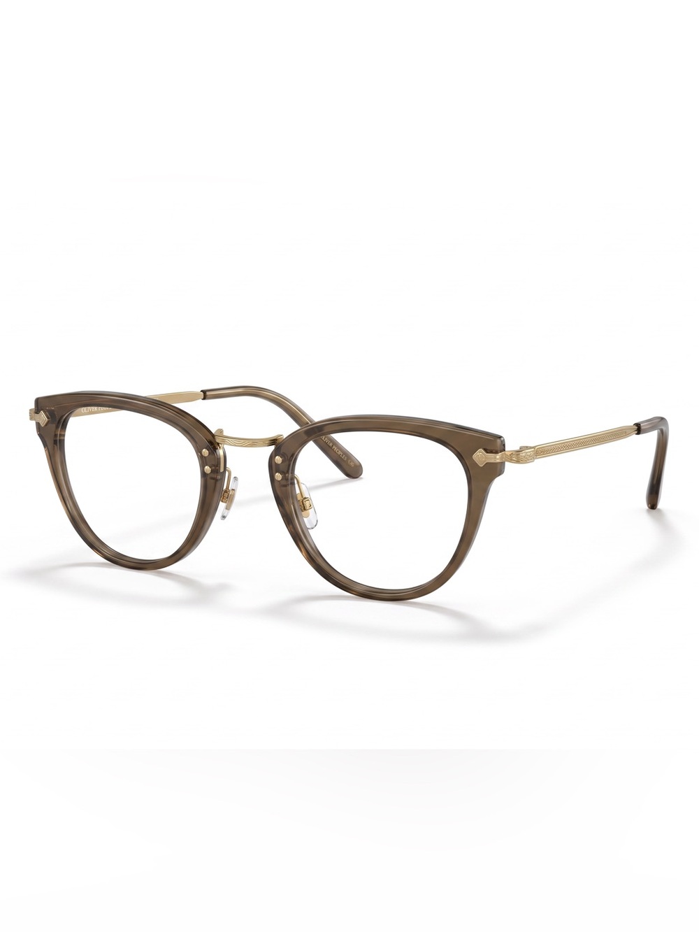 Oliver Peoples Keery OV5387 1479 Eyeglasses 46-23 Brown Gold Optical Frames